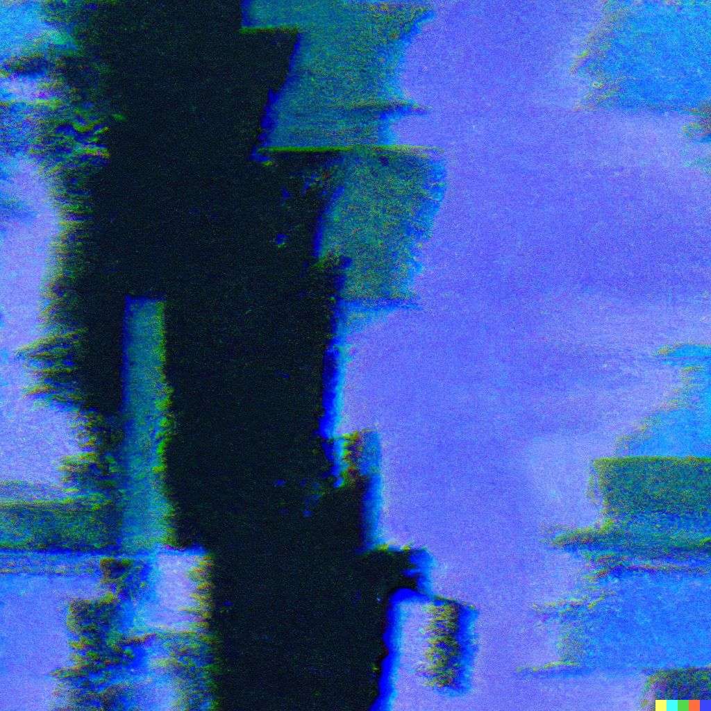 a representation of anxiety, pixel sorting glitch art